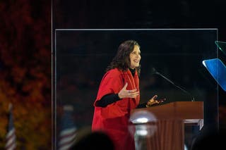 Gretchen Whitmer met Donald Trump today